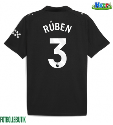 Manchester City Ruben Dias #3 Bortatröja 2025-26 Kortärmad